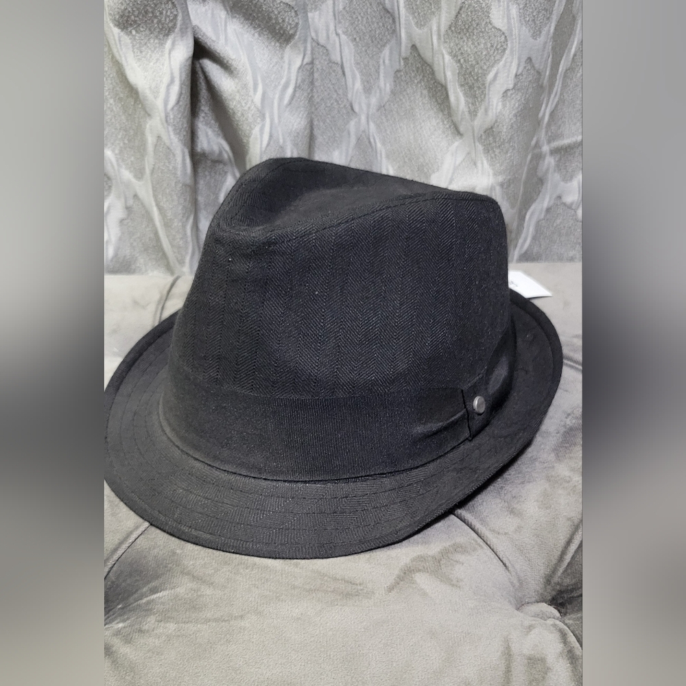 Stetson | Black Herringbone Tweed with Black Band